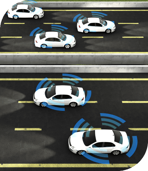 Cars with full sensor - ADAS Driving Safety Greater Newcastle | Dynamic Glass Services